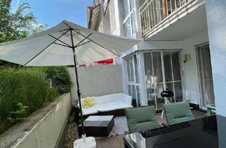 Wohnung mieten in Maler-Lochbihler-Straße, 87435 Kempten, Traumhafte 3,5-Zimmer Erdgeschosswohnung mit großer Terrasse (teilweise möbliert)