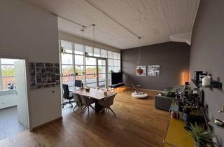 Lofts mieten in 70806 Kornwestheim, Loftwohnung mit 3,50 m Deckenhöhe | historische Salamanderfabrik | Westbalkon | 77 m²
