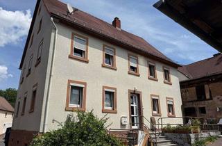 Einfamilienhaus kaufen in 63840 Hausen, Raum für Ideen: Renovierungsbedürftiges Einfamilienhaus mit Scheune und Garage