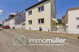 Haus kaufen in Goethestraße 14, 68542 Heddesheim, Freies Wohnhaus mit zwei 3-Zimmer-Wohnungen, Garten und Garage – Sanierungsobjekt in Heddesheim