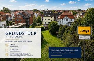 Grundstück zu kaufen in 32657 Lemgo, Lemgo: grünes und zentral gelegenes Grundstück mit BEGA-Zugang