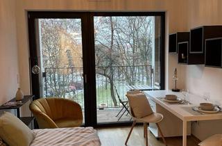 Wohnung mieten in Bossestraße 7M, 10245 Friedrichshain, Möbliertes Apartment (Bj. 2022) an der Spree: Balkon, Waschmaschine, Nähe Ostkreuz