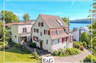 Villa kaufen in 88662 Überlingen, Altbau-Villa und Neubau-Kubus vereint in perfekter Symbiose mit Seesicht und vielen Möglichkeiten