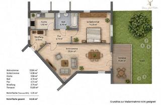 Wohnung kaufen in 85716 Unterschleißheim, Attraktive 2-Zimmer-Erdgeschosswohnung mit Gartenanteil in Unterschleißheim