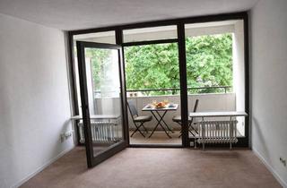 Wohnung kaufen in 55116 Altstadt, Helle Studio-Wohnung mit Balkon und Grünblick in attraktiver Altstadtlage von Mainz