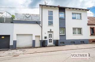 Einfamilienhaus kaufen in 66540 Neunkirchen, DURCHDACHT - beidseitig angebautes Einfamilienhaus mit Garage & Dachterrasse Wiebelskirchen!