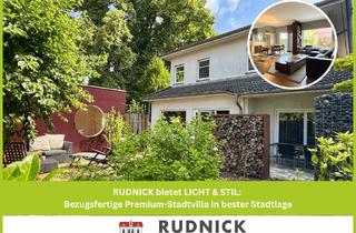 Villa kaufen in 31515 Wunstorf, RUDNICK bietet LICHT & STIL: Bezugsfertige Premium-Stadtvilla in bester Stadtlage
