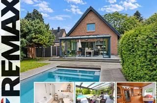 Doppelhaushälfte kaufen in 46446 Emmerich, Ansprechende Doppelhaushälfte mit schönem Sommergarten und großem Pool in Emmerich