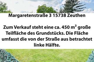 Grundstück zu kaufen in Margaretenstraße, 15738 Zeuthen, Zeuthen am See! ca. 450 qm Grundstück in unmittelbarer Seenähe.