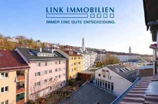 Wohnung kaufen in 70190 Ost, Stuttgart-Ost: Vermietete 3-Zimmer-Dachgeschosswohnung in zentraler Lage