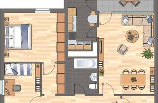 Wohnung mieten in Bayernplatz, 67433 Kernstadt, Demnächst frei! 3-Zimmer-Wohnung in Neustadt an der Weinstraße