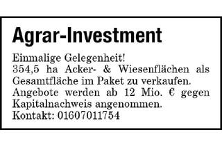 Immobilie kaufen in 98617 Rhönblick, Agrar-Investment