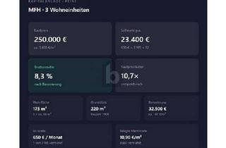 Mehrfamilienhaus kaufen in 31224 Peine, INVEST MIT 8,3 % RENDITEPOTENZIAL