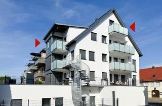 Wohnung mieten in 89233 Neu-Ulm, Im Zentrum von Neu-Ulm/Pfuhl neuwertige exklusive 2-Zi.-Maisonette mit Aufzug, EBK, 2 Balkone + TG