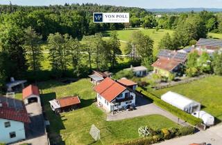 Einfamilienhaus kaufen in 84533 Haiming, Natur und Ruhe pur – Idyllisches Anwesen mit Fischteich, Bachlauf und großem Gartenparadies