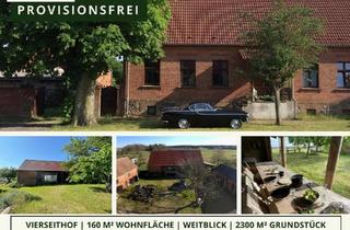 Haus kaufen in 16831 Rheinsberg, Rheinsberg - Charmanter Vierseithof mit Weitblick über Felder und Wiesen