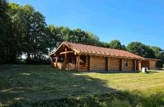 Einfamilienhaus kaufen in 27432 Bremervörde, Bremervörde - Haus Einfamilienhaus Bungalow Holzhaus Blockhaus Veranda Fullwood