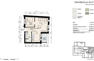 Penthouse kaufen in Poststraße 90, 41516 Grevenbroich, Exklusives 2-Zimmer Penthouse in Wevelinghoven