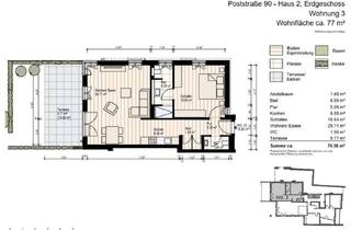 Wohnung kaufen in Poststraße 90, 41516 Grevenbroich, Exklusive 2-Zimmer-Erdgeschoss Wohnung in Wevelinghoven zu verkaufen