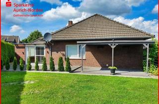 Haus kaufen in 26605 Aurich, Bungalow mit Wintergarten und großer Doppelgarage in Aurich-Walle