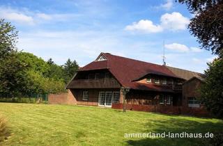 Bauernhaus kaufen in 26655 Westerstede, Westerstede - Bauernhaus Landhaus Resthof mit Hallen Alleinlage in Westerstede