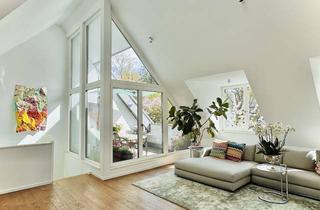 Penthouse kaufen in Harlaching Menterschweige, 81545 München, Lichturchflutetes Penthouse über 2 Ebenen I Privatlift I Dachterrasse I Harlaching