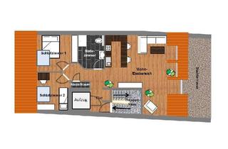 Penthouse mieten in Voßstraße 41, 47574 Goch, Exklusive Penthouse-Wohnung mit Aufzug (geringe Heiz- und Nebenkosten!)