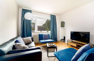 Immobilie mieten in Friedenstraße XX, 22089 Eilbek, möblierte 2-Zimmer-Wohnung mit Balkon, frisch renoviert in HH Eilbek