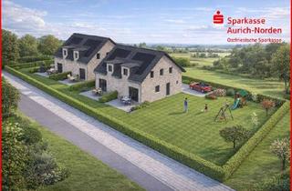 Doppelhaushälfte kaufen in 26603 Aurich, Energieeffiziente Neubau-Doppelhaushälfte in Aurich - Die Traumerfüllung für junge Familien