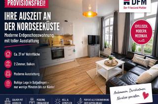 Wohnung kaufen in 26969 Butjadingen, PROVISIONSFREI: Ihre Auszeit an der Nordseeküste - moderne Erdgeschosswohnung mit toller Ausstattung
