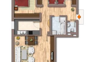 Wohnung kaufen in Haydnweg, 82538 Geretsried, Gut geschnittene, helle 4-Zimmer-Wohnung mit großem Freisitz