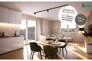 Wohnung kaufen in Alemannenstraße 15, 71272 Renningen, RESERVIERT - Für jedes Alter: 3 Zimmer mit traumhaftem Süd-Balkon