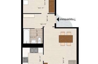 Wohnung mieten in Pappelgrund 50, 06847 Zoberberg, 2-RWE mit Balkon