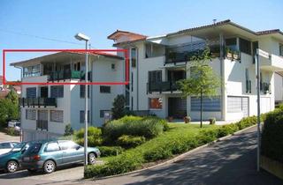 Wohnung mieten in Württembergerstraße 31, 78628 Rottweil, Gepflegte Dachgeschosswohnung mit viereinhalb Zimmern sowie Balkon und Einbauküche in RW-Göllsdorf