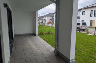 Wohnung mieten in 94447 Plattling, Moderne 2-Zimmer Erdgeschosswohnung (inkl. EBK) mit Terrasse und Garten!