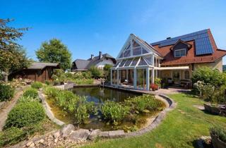 Haus kaufen in 63768 Hösbach, Exklusives Familienanwesen mit Schwimmteich und vermieteter Einliegerwohnung in Wenighösbach
