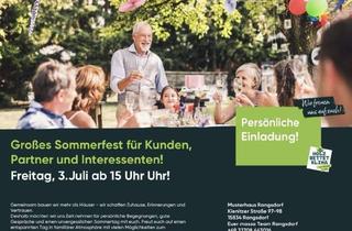 Haus kaufen in 15834 Rangsdorf, !GROSSES SOMMERFEST IM MUSTERHAUS RANGSDORF AM 3.7.2026 von 15-20 Uhr!Kommt fleißig vorbei!