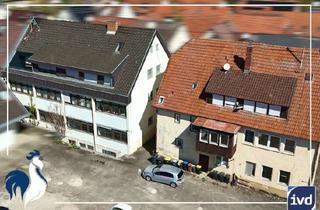 Anlageobjekt in Holzstraße 10 + 12, 72622 Nürtingen, Investmentchance: 2 Wohn- & Geschäftshäuser mit Entwicklungspotenzial als Ensemble in zentraler Lage
