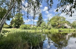 Grundstück zu kaufen in Gartenstraße, 15366 Hoppegarten, Teilbares Wassergrundstück mit Bestands-Bungalow zur Neubebauung