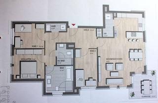 Wohnung kaufen in 65527 Niedernhausen, Exklusive 4-Zimmer-Erdgeschosswohnung im Neubau in Niedernhausen - 117m² mit Terrasse & Garten