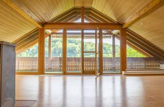 Wohnung kaufen in Bergstr. 35, 74670 Forchtenberg, Wohnen wie im eigenen Haus: Dachgeschosswohnung mit Panoramablick – Provisionsfrei von privat