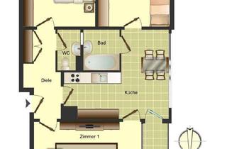 Wohnung mieten in Eichenstraße, 59423 Unna, Charmante 3-Zimmer-Etagenwohnung in Unna