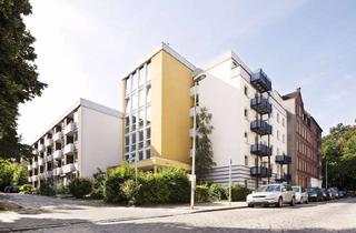 Wohnung mieten in Fockstraße 25-29, 24114 Südfriedhof, Seniorenwohnung - 1 Zimmer, Fahrstuhl, Balkon, Bad, Küche, Garten