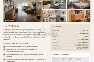 Wohnung kaufen in 68723 Schwetzingen, Eigentumswohnung 2 ZKB Erdgeschoss 78qm