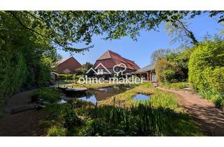 Einfamilienhaus kaufen in 31249 Hohenhameln, Jeden Tag wie im Urlaub: Wundervolles Landhaus mit Hallenbad, Naturbadeteich und Mieteinnahmen