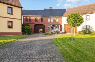 Haus kaufen in 06917 Jessen, Vierseitenhof in wundervoller Lage bei Jessen (Elster): Modernes Wohnhaus, Scheune, Nebengebäude