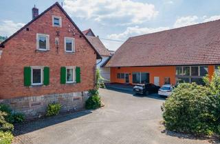 Gewerbeimmobilie kaufen in 63825 Blankenbach, Vielseitiges Wohn- und Gewerbeanwesen mit zwei Wohnhäusern, zwei Gewerbehallen | 3.312 m² Grundstück
