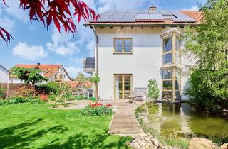 Haus kaufen in 89331 Burgau, ***Wohnen mit Luxusgefühl: PV-Speicher, Schwedenofen, Gartenoase & intelligente Raumaufteilung***