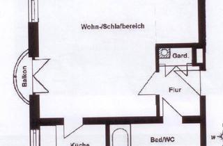 Wohnung kaufen in 93133 Burglengenfeld, Burglengenfeld - Helles 1 Zimmer Appartement in Burglengenfeld