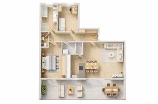 Penthouse kaufen in Südhang, 85298 Scheyern, 3-Zimmer-Penthouse Wohnung mit weitläufiger Terrasse